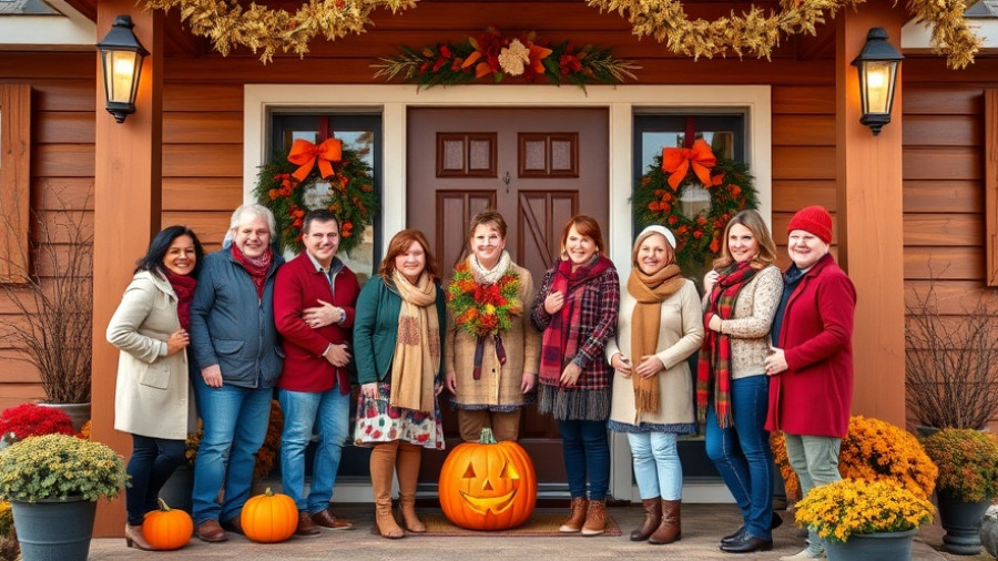 Group in festive attire celebrating Halloween Weekend 2025 outdoors.