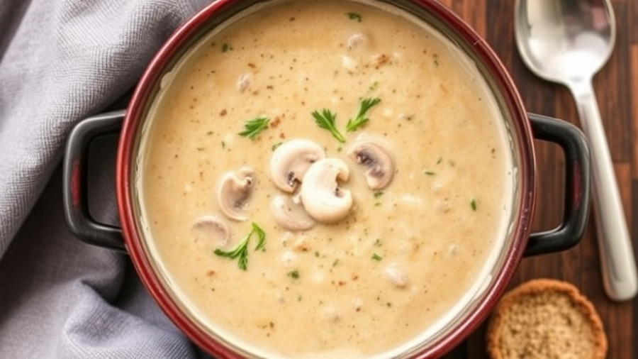 Homemade Cream of Mushroom Soup