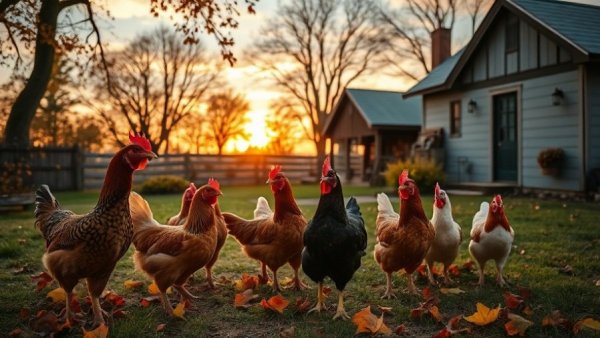 Charming rural scene near farmhouse, autumn landscape, Life Updates to Share.
