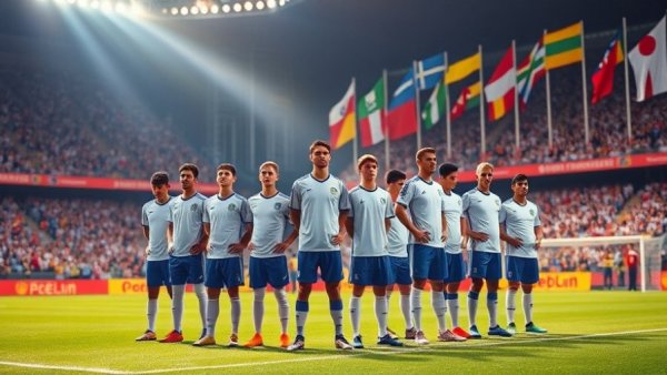 FIFA U-17 World Cup 2025 opening ceremony with young soccer players.