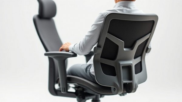 Dynamic ergonomic chair with adjustable features and back support.