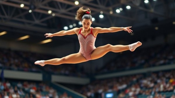 Gymnast performing at 2025 Chinese National Games Results.