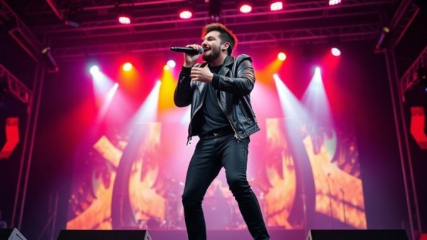 Maki's Kolorcoaster Tour Doha 2025 concert performer on stage.