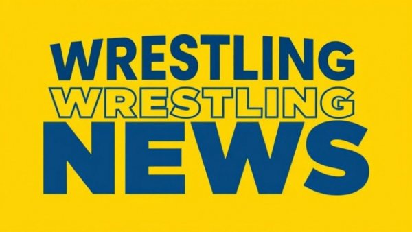 Bold wrestling news logo on bright yellow background, AEW Full Gear 2025