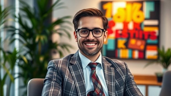 Professional man in office discussing Argentinian Residence Permit.