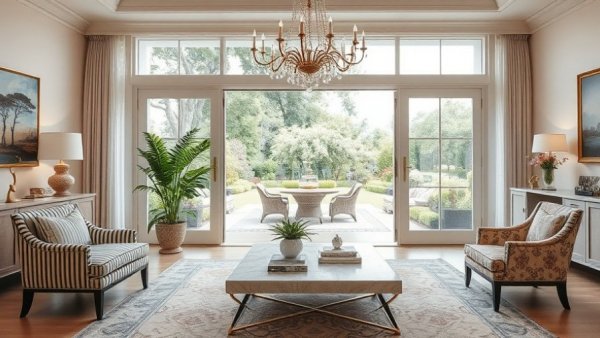 Elegant living room inside Home for the Holidays Designer Showhouse 2025.
