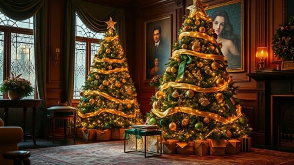 Home for the Holidays Designer Showhouse 2025 with elegant Christmas tree.