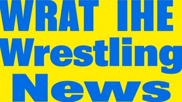 Vibrant 'Wrestling News' logo on yellow background, November 25 2025 Wrestling News.