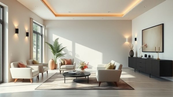 Beautiful interior design ideas for 2026 in an elegant living room.