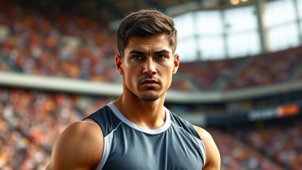 Grand Slam Track financial crisis, focused athlete in stadium