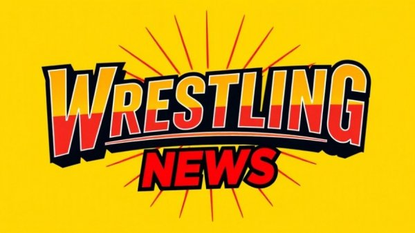 Retro wrestling news logo on vibrant yellow background, AEW Collision November 28 2025