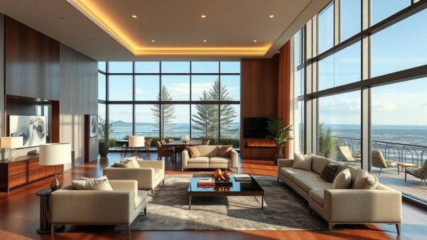 Top luxury interior design ideas for 2026 showcasing elegant and modern living rooms.