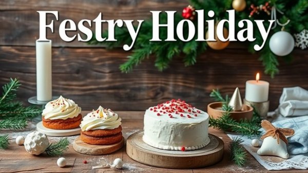 Expat Living magazine with Christmas theme on wooden table.