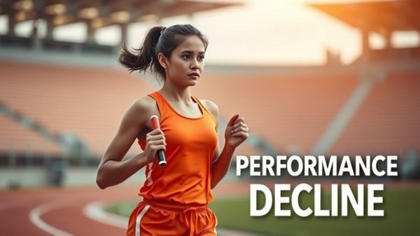 College track and field decline discussion with female athlete.