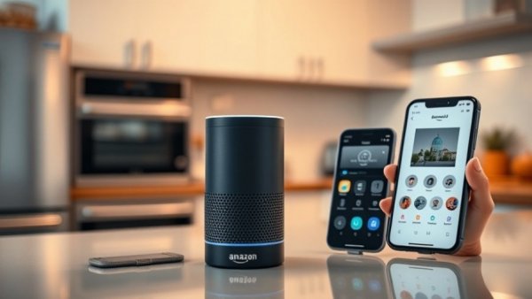 Smart home devices in a modern kitchen for affordable upgrades in Charlotte NC.