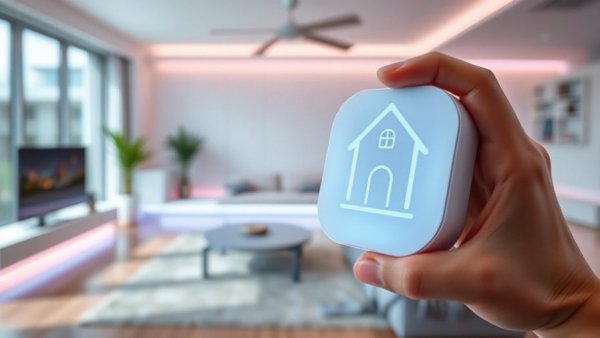 Affordable smart home upgrades in Charlotte NC, featuring a smart device.