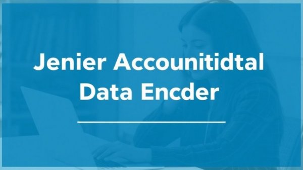 Junior Accountant/Data Encoder Opportunity