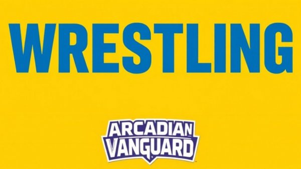 Bold blue 'Wrestling News' logo on yellow for AEW Wrestling Updates December 2025.