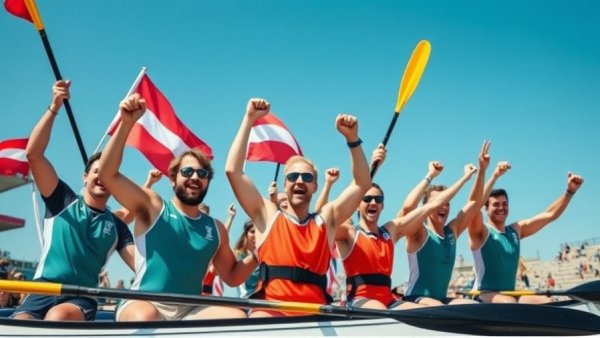 DBRQ 1st International Dragon Boat Tournament 2025 finals celebration.