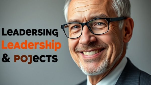 Mature man in suit promoting leadership in engineering projects.