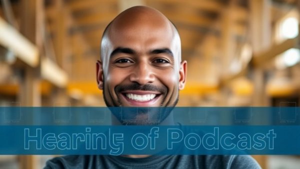 IRC Wind Bracing podcast promotional banner with smiling host.