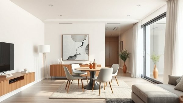 Modern small apartment design tips in Asheville NC with elegant minimalist style.