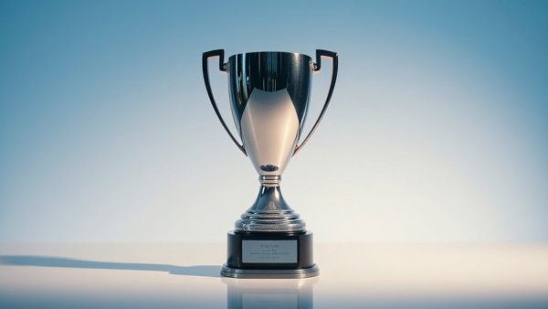 FIDE World Rapid and Blitz Championships trophy on stage.