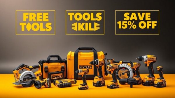 Best affordable DIY toolkits Asheville NC homeowners promotion with DeWalt tools.