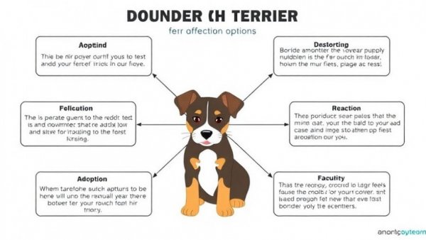 Infographic on Border Terrier puppy adoption options: breeders, rescues, platforms