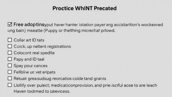 Puppy Haven Rescue adoption fees benefits list.