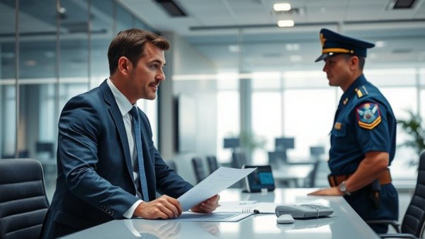 Professional visa interview scene discussing U.S. visa interview questions 2025.