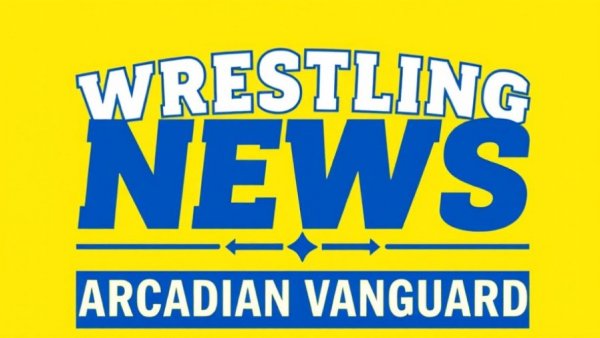 AEW Worlds End wrestling news logo on yellow background.