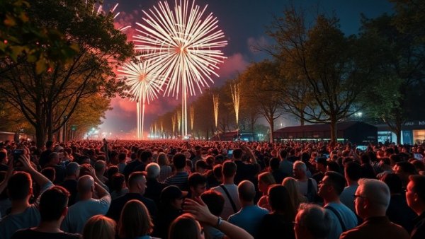 2026 New Year Countdown at Lusail Boulevard, Qatar vibrant celebration.