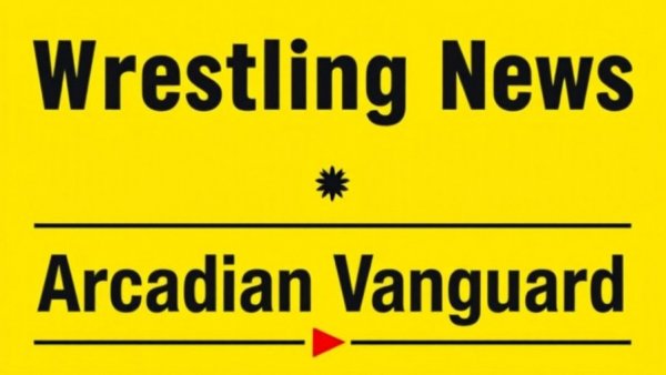 Wrestling News graphic with Arcadian Vanguard logo, WWE SmackDown 2026 news.