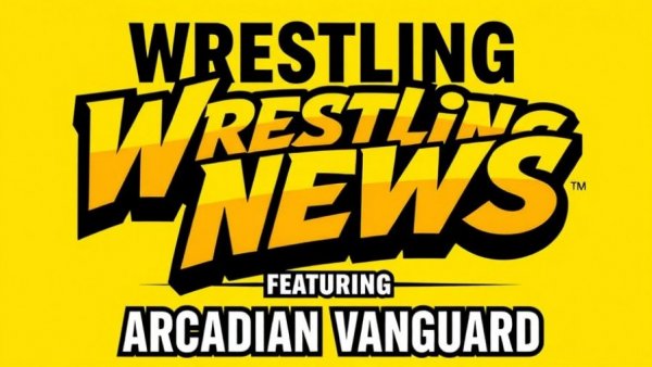 Bold 'Wrestling News' logo with yellow background, January 11 2026 wrestling news.