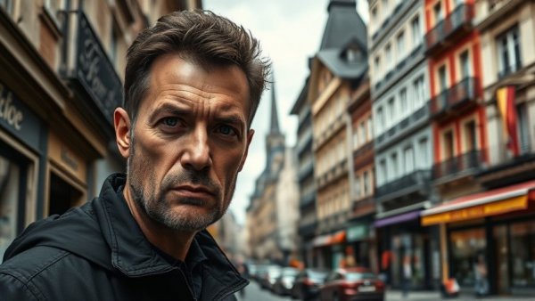 Eastern Europe residency options illustration with contrasting cityscapes.