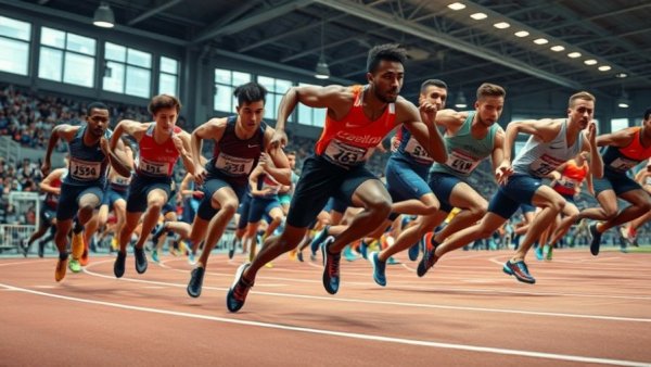 Enhanced Games in Professional Sprinting featuring dynamic sprinters