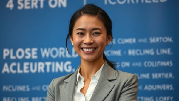 Podcast promotion with confident professional woman, Water engineering career paths.