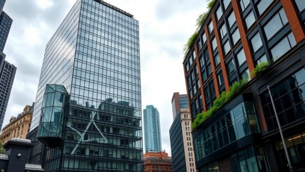 Salesforce carbon removal investment modern building facade.