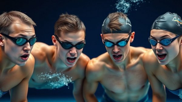 USA Swimming Pro Swim Series recap with four swimmers at event.