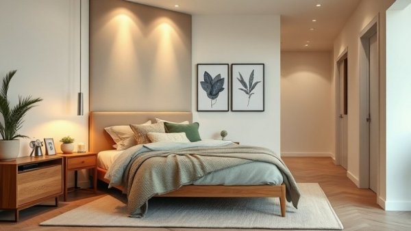 Elegant bedroom and hallway design, home decor ideas for 2026.