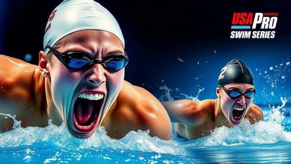 2026 USA Swimming Pro Swim Series graphic with swimmers in action.