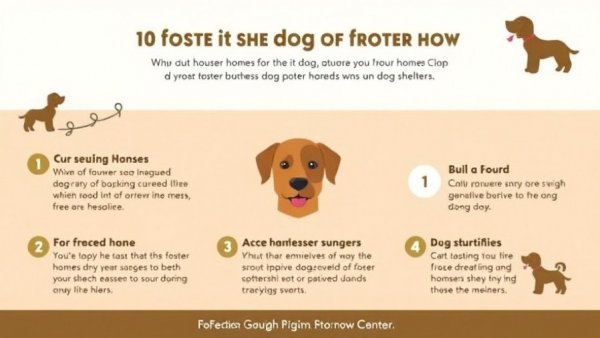 Infographic detailing short-term dog fostering benefits in shelters.