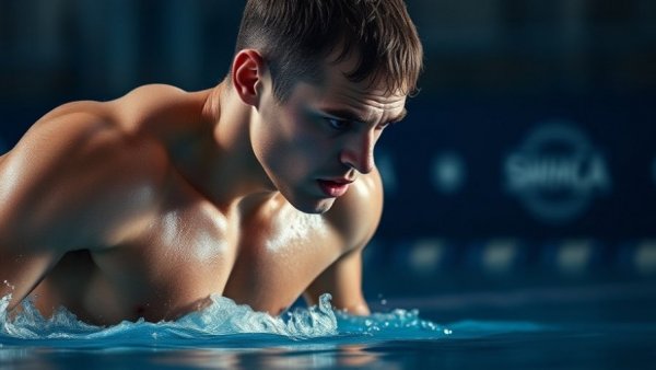 Arizona State swimmer poised for competition, focused and ready.