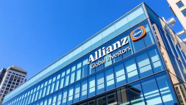 Allianz Global Investors office sign, Emerging Markets Climate Finance Fund.