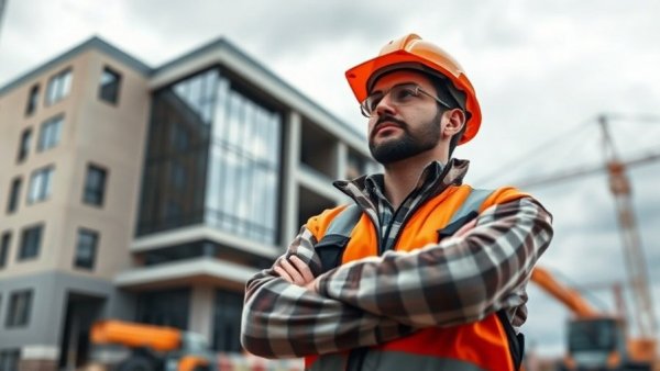 Texas contractor inspects site during infrastructure project phase.