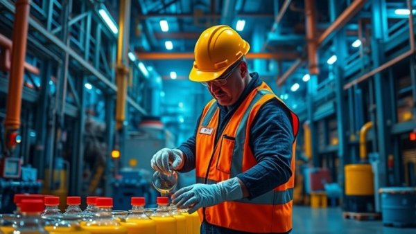 AI for Hazard Communication showcasing industrial safety.