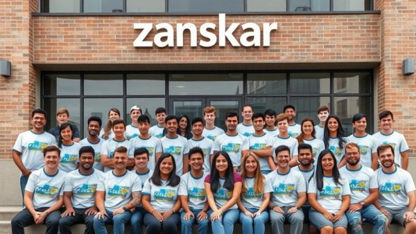 Team of Geothermal Startup Zanskar posing outside their office.