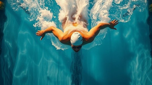 Swimmer competing in a pool, part of U.S. Paralympics Swimming 2026 National Team Roster.