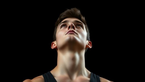 Eddie Penev retirement: Focused gymnast in contemplative mood.